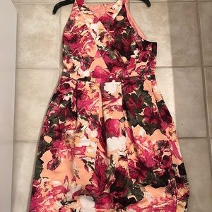 Adrianna Papell Floral Cocktail Dress